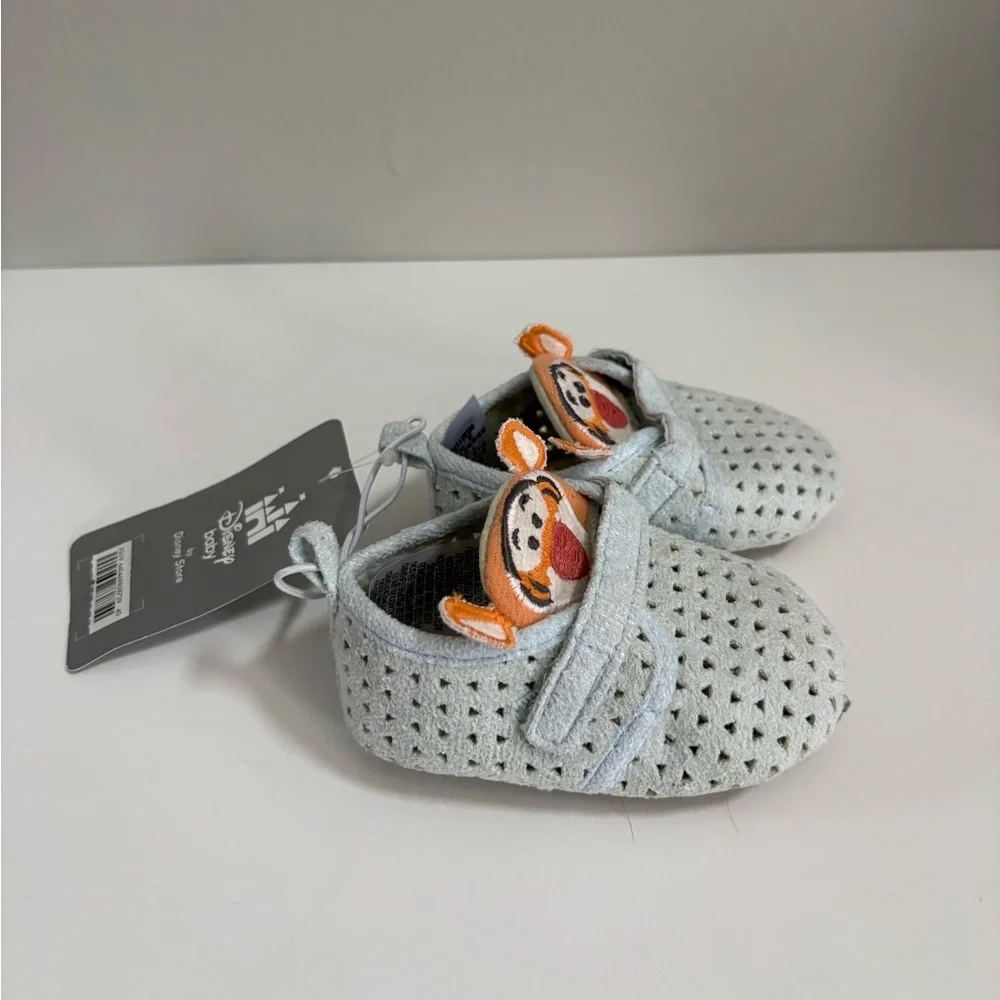 Disney Baby 0-6 Months Winnie the Pooh Tigger Baby Slip-On Soft Sole Shoes